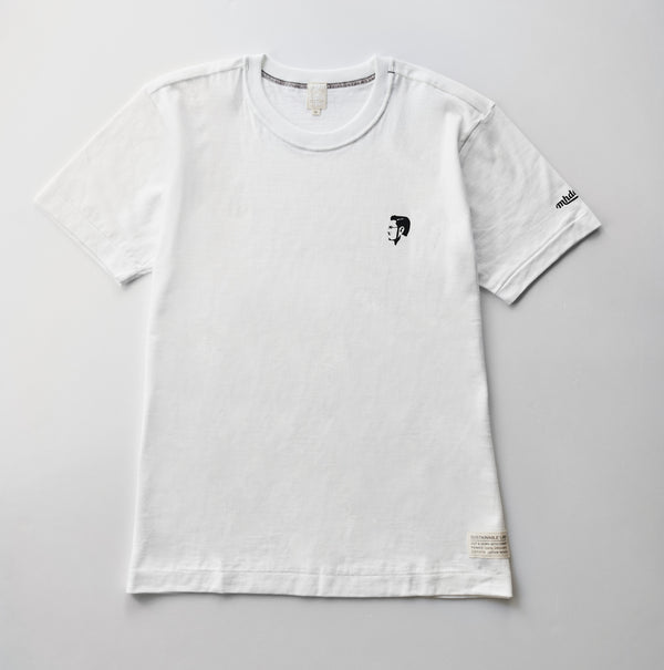 MHD x 久米繊維 SUSTAINABLE+ LINE オーガニックコットン Tシャツ